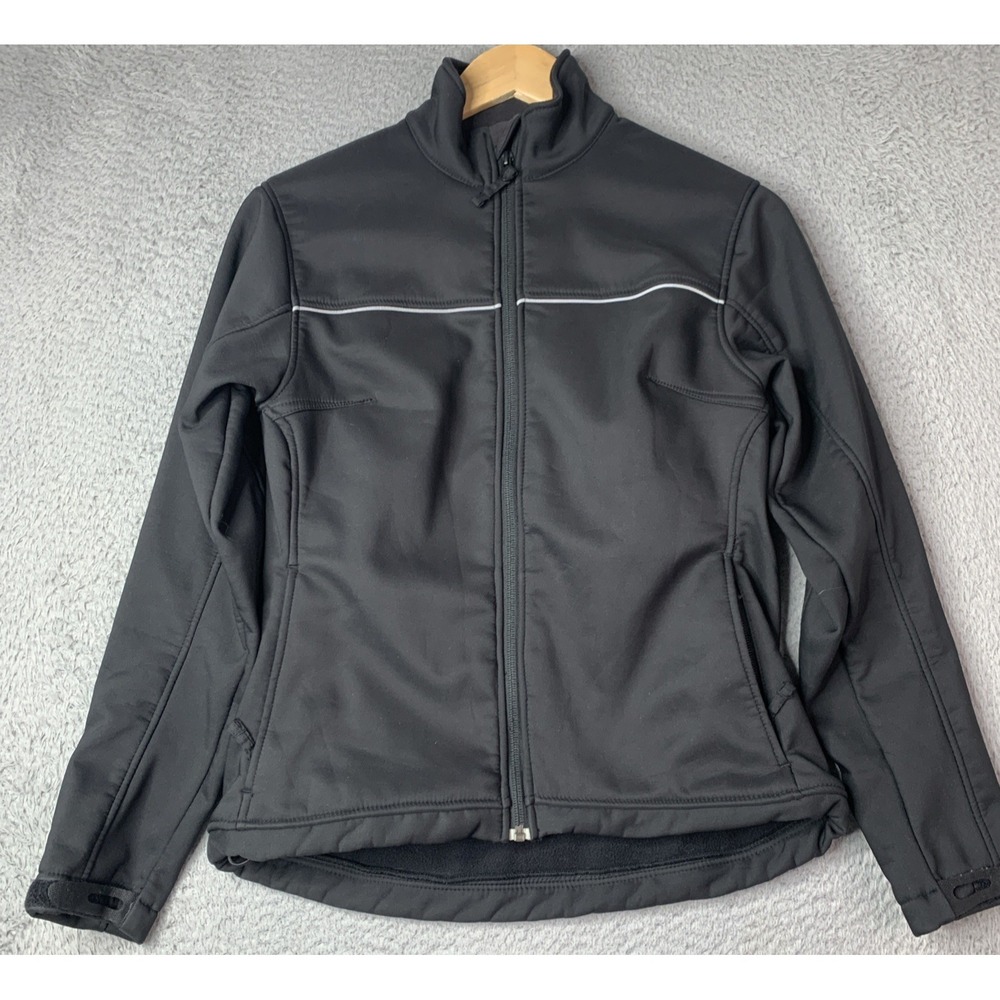 Performance Bicycle Jacket Womens Small Black Full Zip Ultra Insulated Ultra